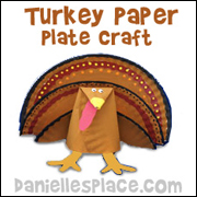 Paper Plate Turkey Craft