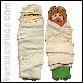 Lazarus Paper Doll Bible Craft for Sunday School from www.daniellesplace.com