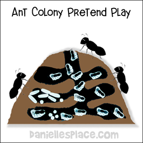 Ant Colony Pretend Play from www.daniellesplace.com