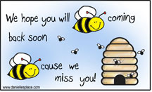 Bee Postcard