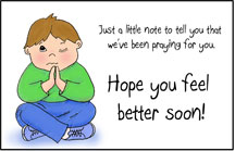 Praying for You Postcards