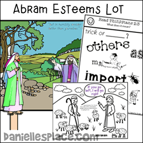 Abraham and Lot Bible Lesson for Older Children - Abram Esteems Lot