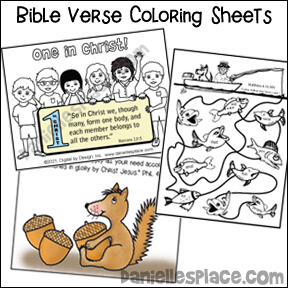 Bible Verse Coloring Sheets New Testament