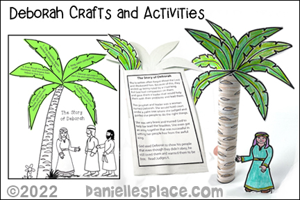 Deborah Bible Crafts and Learning Activities - Deborah Judges Israel