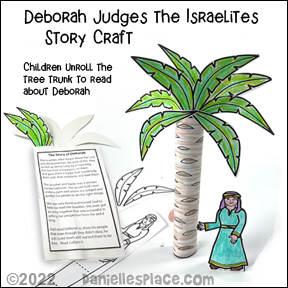 Deborah Palm Tree Bible Story Craft
