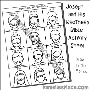 Joseph and His Brothers Activity Sheet