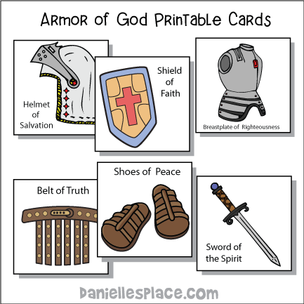 Armor of God Printable Playing Cards