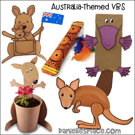 Australia-themed crafts for 2022 VBS