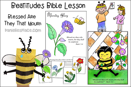 Beatitudes Bible Lesson for Children - Blessed Are They That Mourn