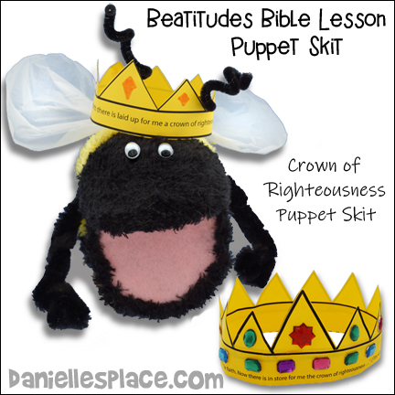 Little Bee Tries to be Righteous Puppet Skit for Beatitudes Bible Lesson