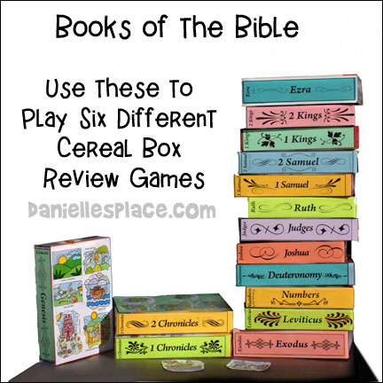 Books of the Bible Printables - Play six different review games to learn the Books of the Bible