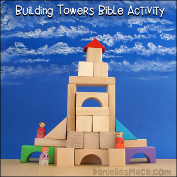 Building Towers Bible Lesson Activity for Children's Ministry from www.daniellesplace.com