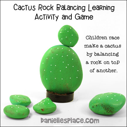 Cactus Rock Balancing Learning Activity and Game
