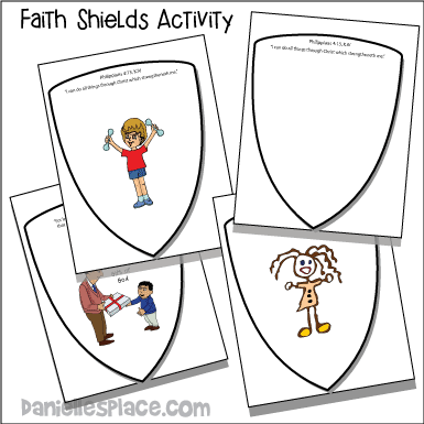 Faith Shields Activity for The Armor of God