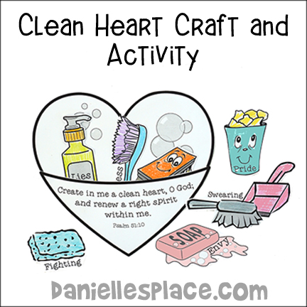 Pure Heart Pocket Craft and Learning Activity