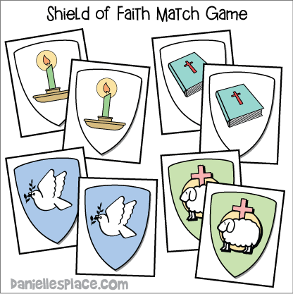  Shield of Faith Match Game for the Armor of God 