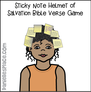 Helmet of Salvation Bible Verse Review Game for Children