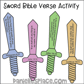 Sword Bible Verse Discussion Activity