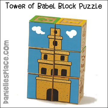 Tower of Babel and Noah's Ark Block Puzzle