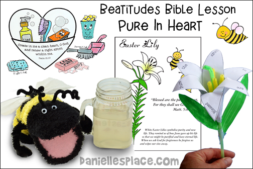 Beatitudes Bible Lesson for Children's Ministry - Pure in Heart