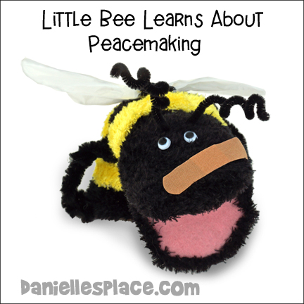 Little Bee Learns About Peacemaking Puppet Skit