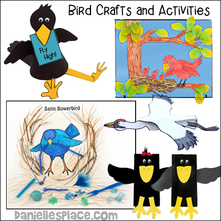 Bird Crafts, Games, and Learning Activities for Children