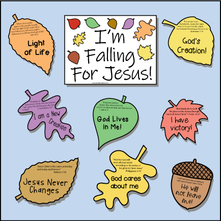 Falling For Jesus Bulletin Board Display and Interactive Activity