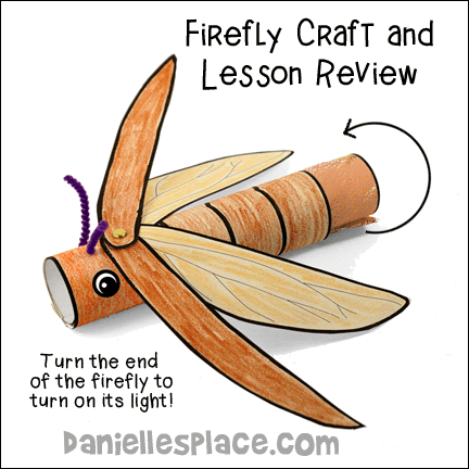Firefly Craft and Lesson Review Activity