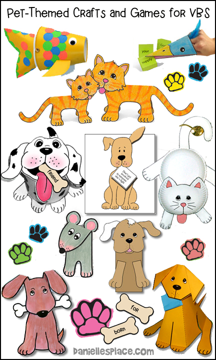 VBS Pet-themed Crafts and Games for Children's Church