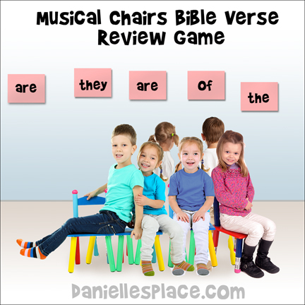 Musical Chairs Bible Verse Review Game