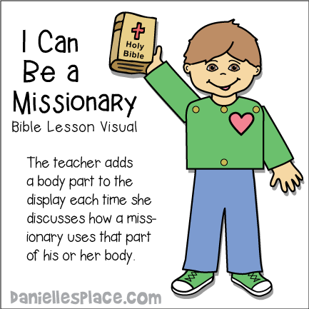 I Can Be a Missionary Bible Lesson Visual