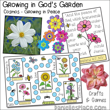 Growing in God's Garden Bible Lesson - Cosmos Flower