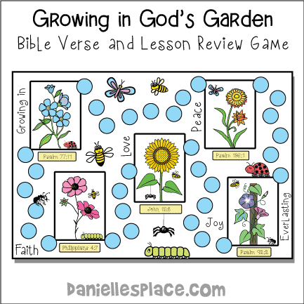 Bible Verse Review and Lesson Review Printable Board Game