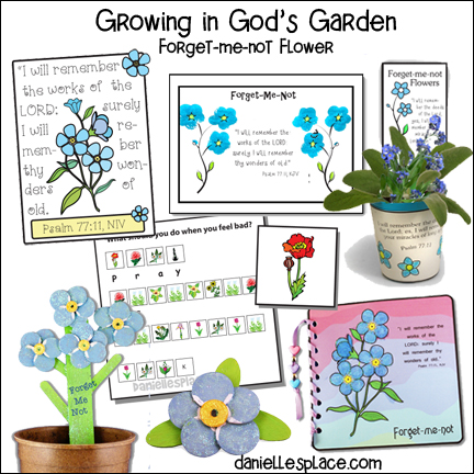 Growing in God's Garden - Forget-me-not Bible Lesson and Crafts