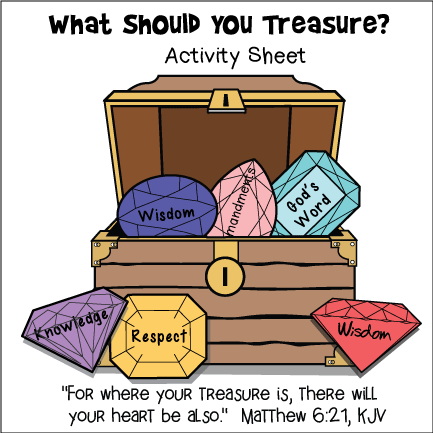What Should You Treasure Activity Sheet