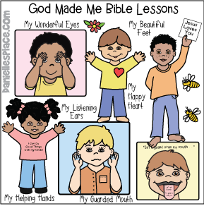God Made Me Bible Lesson for Children Ministry About Creation