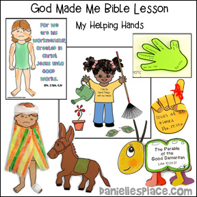 God Made Me- Helping Hands Bible Lesson for Children's Ministry