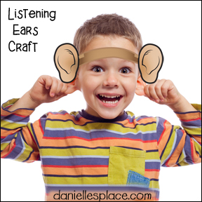 Listening Ears Bible Craft