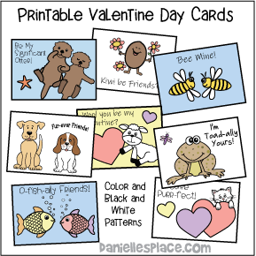 Printable Valentine Day Cards