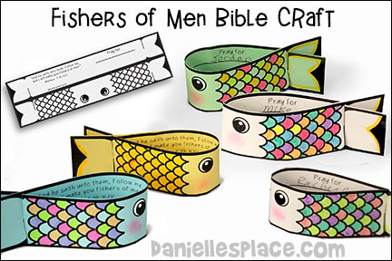 Fishers of Men Bible Craft and Learning Activity