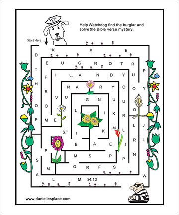 Be A Detective Bible Activity Sheet - Find the Bible Verse