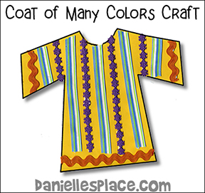 Joseph's Coat of Many Colors Craft