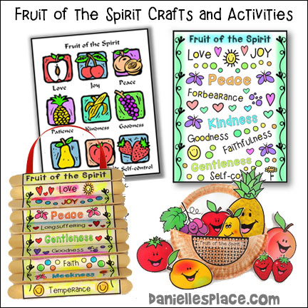 Fruit of the Spirit Bible Crafts, Games and Activities for Children's Ministry