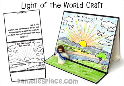 I am the Light of the World Display Craft for VBS