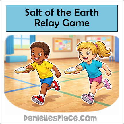 Don't Lose Your Salt Relay Game for Salt of the Earth Bible Lesson