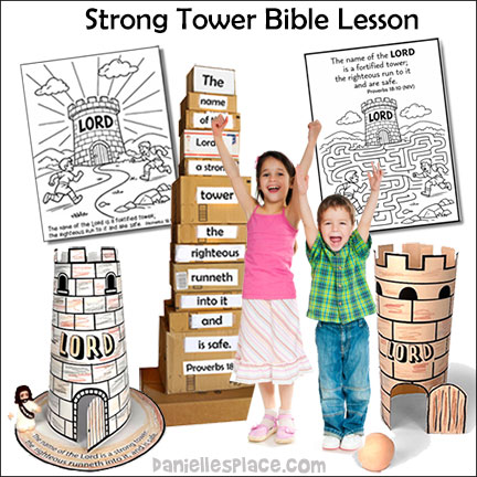 A Strong Tower Bible Lesson for Children's Ministry