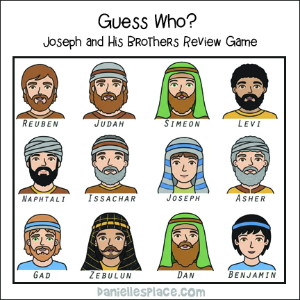 Guess Who? Joseph and His Brothers Bible Review Game