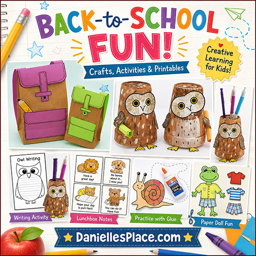 Back-to-school Crafts, Games and Activities to help prerpare for school