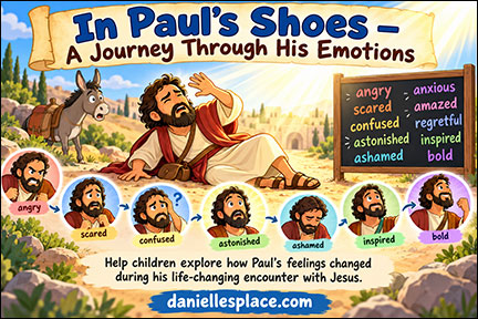 In Paul's Shoes - A Journey Through His Emotions Bible Lesson Review and Game