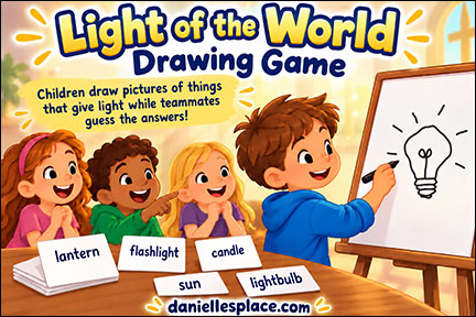 Light of the World Drawing Game for Children's Ministry